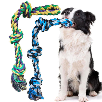 Heavy Duty Dog Rope Toy for Large and Medium Dogs (2 Pack780g)